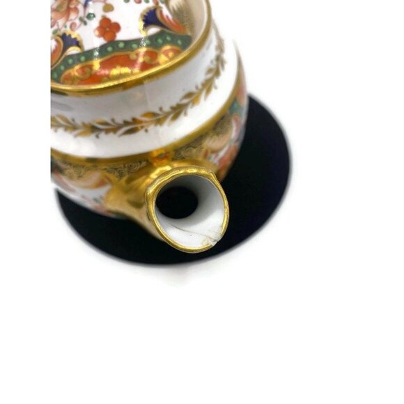 Antique Royal Crown Derby or Spode Imari Flowers Teapot with Lid Circa 1810 Gift - Picture 4 of 9